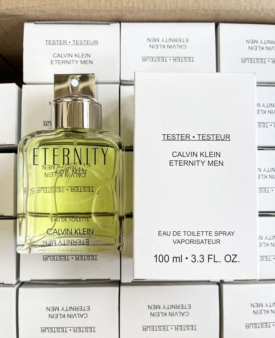 Calvin Klein Eternity For Men Eau De Toilette 100ml. [กล่อง/Tester] ของแท้