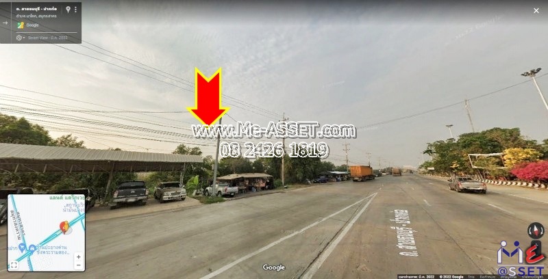 ขายที่ดินเปล่า ย่าน นาโคก อำเภอเมือง สมุทรสาคร ธนบุรีปากท่อ พระราม 2 : ใกล่ด่านชั่งฝั่งขาออก และ สนามแข่งรถ บีเรซไทยแลนด์แดร๊กเวย์ : 25-0-15.5 ไร่