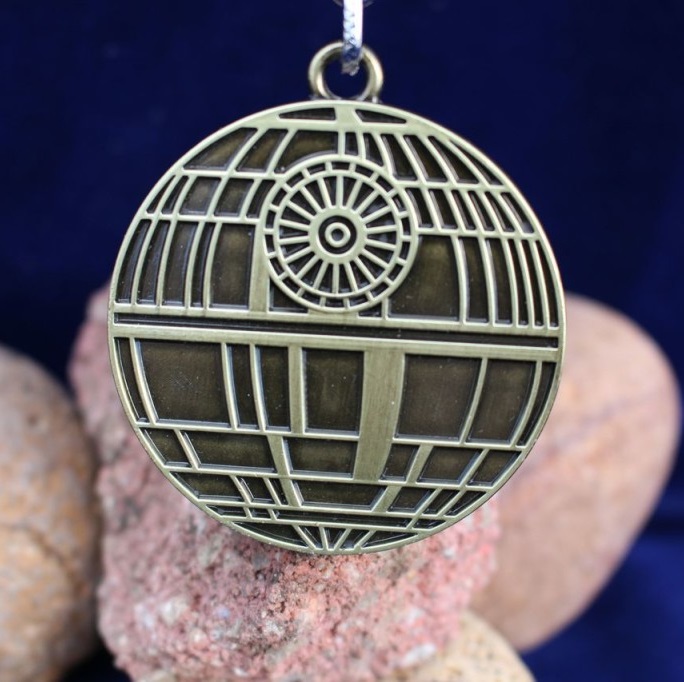 พวงกุญแจ โลหะ Death Star I สีทอง - Star Wars Keychain