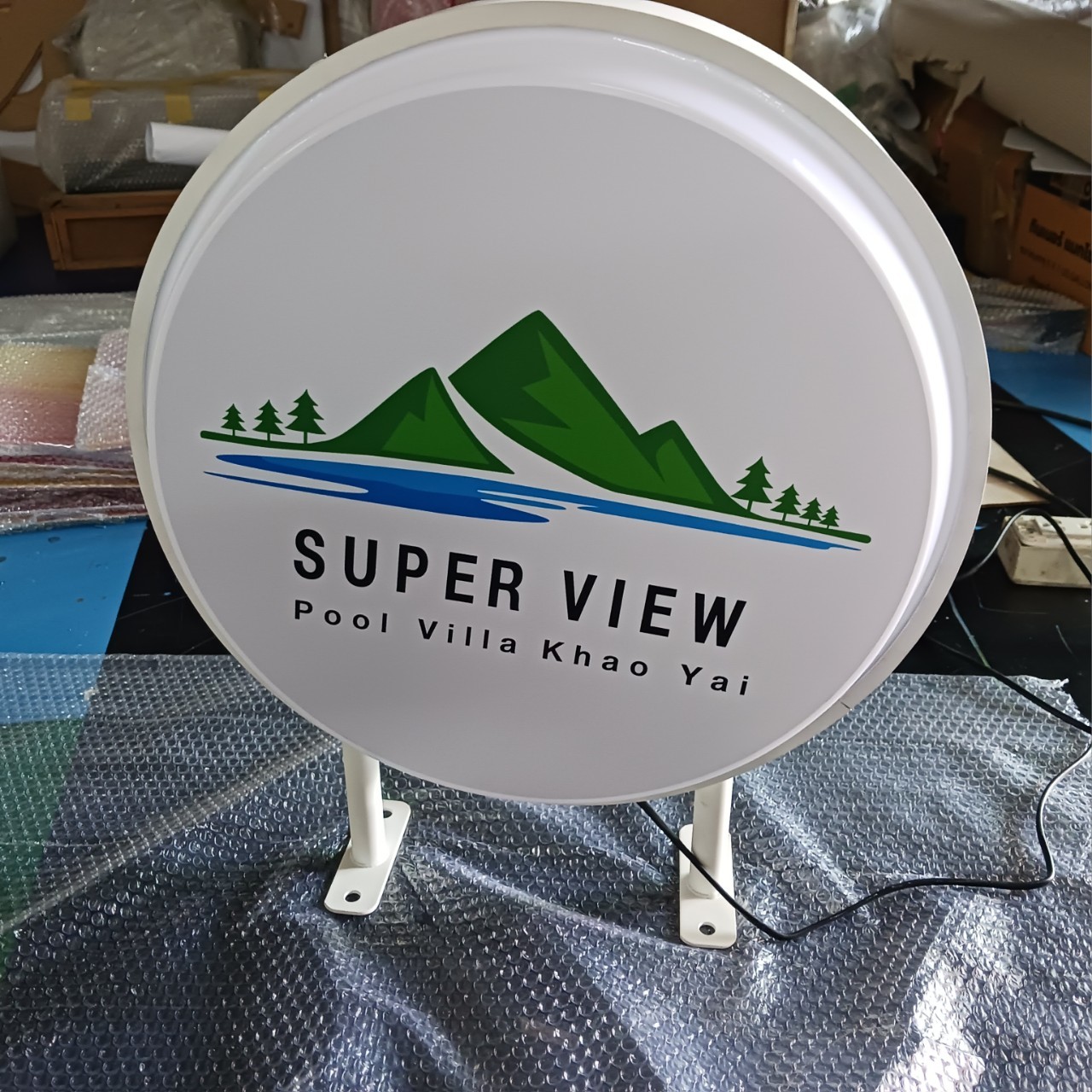 กล่องไฟวงกลม เเบบสำเร็จ '' SUPER VIEW ''