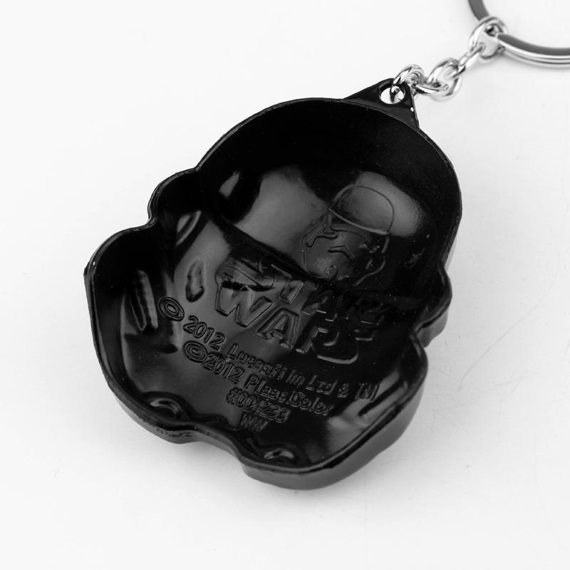 พวงกุญแจ โลหะ Shadow Trooper สีดำ - Star Wars Keychain
