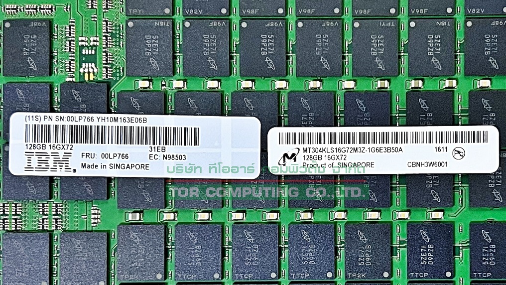IBM 00LP766 [TorCompTH Thailand ขาย จำหน่าย ราคา] IBM 128GB DDR3 1600MHZ MEMORY for IBM Power8 8286-42A S824