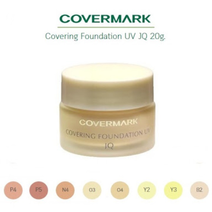 แท้พร้อมส่ง• COVERMARK Covering Foundation UV JQ โคเวอร์มาร์ค คัฟเวอริ่ง ฟาวเดชั่น ยูวี เจคิว