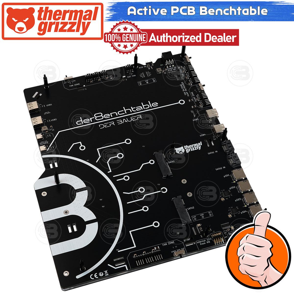[CoolBlasterThai] Thermal Grizzly Der8enchtable Active PCB Benchtable