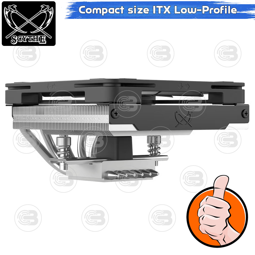 [CoolBlasterThai] SCYTHE BIG SHURIKEN 4 Low-Profile CPU Cooler with 4 Heatpipes (AM5/LGA1851 Ready)
