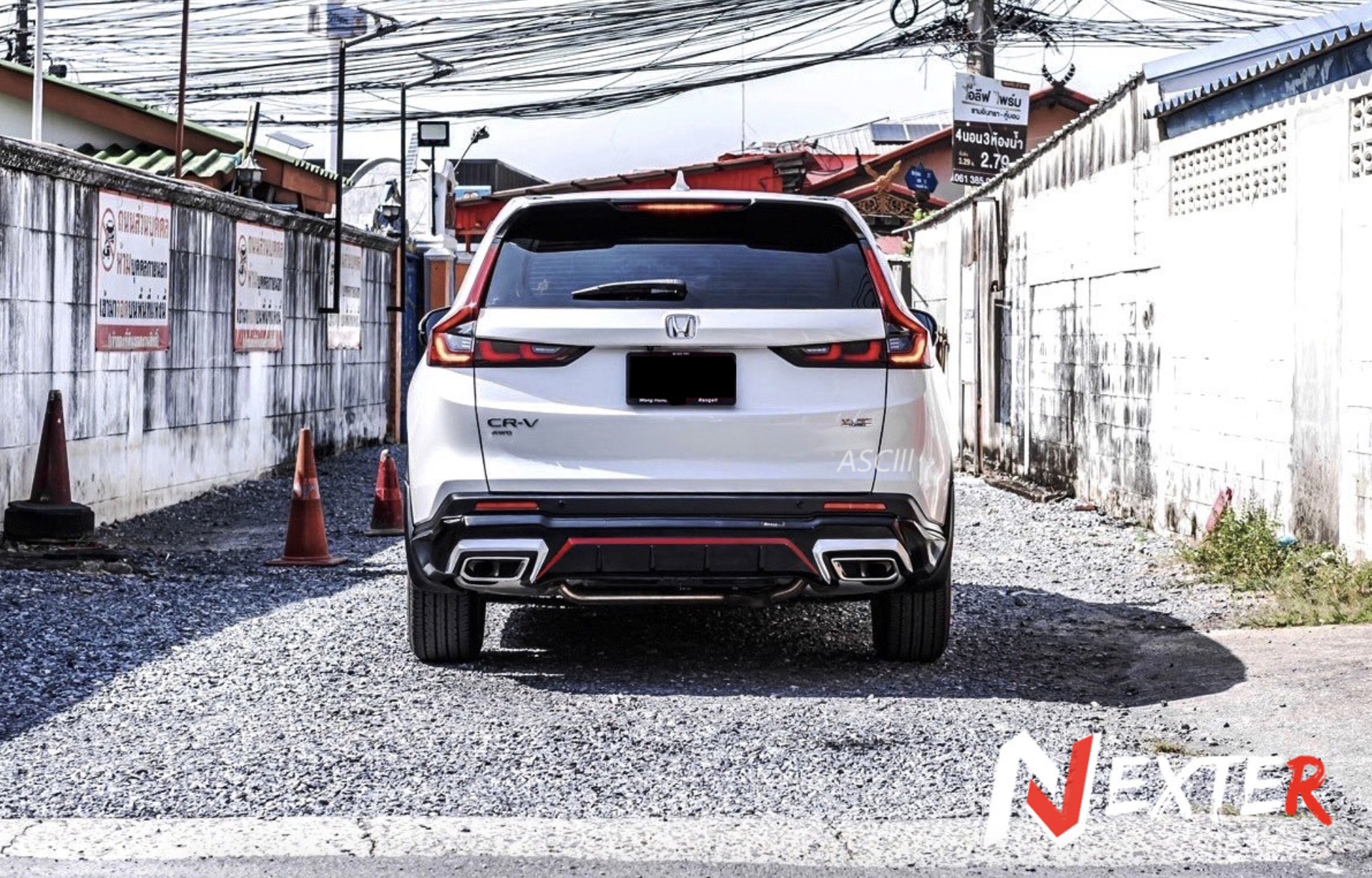 ชุดแต่ง ชุดสเกิร์ต Honda CR-V (G6) 2023-2026 รุ่น NEXTER V.2 (เฉพาะรุ่น EL,ES,RS)