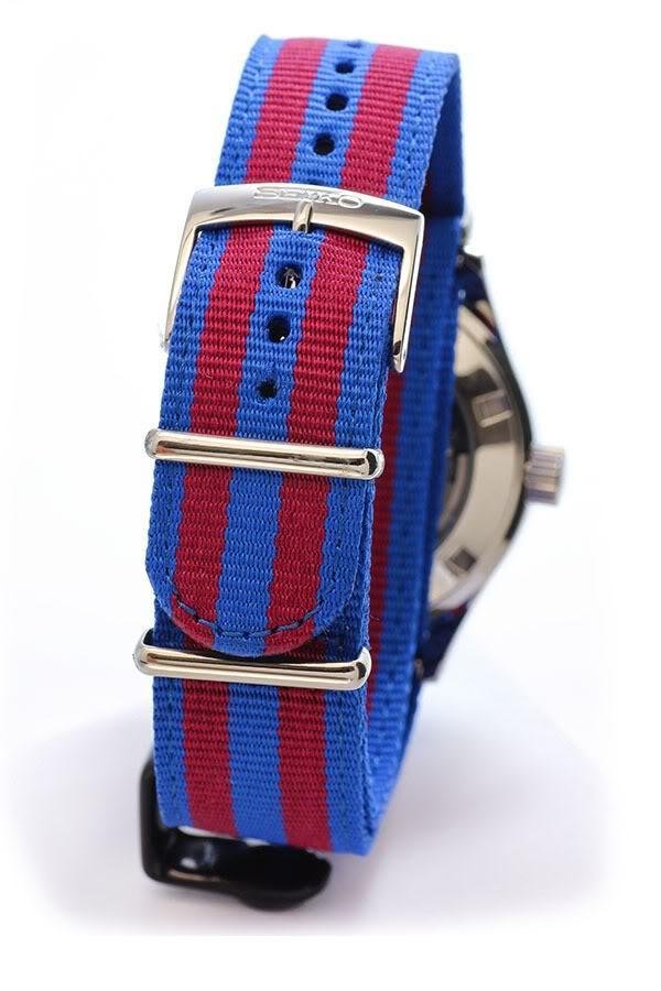 SEIKO Barcelona Automatic Men's Watch Fabric Strap รุ่น SRP305K1