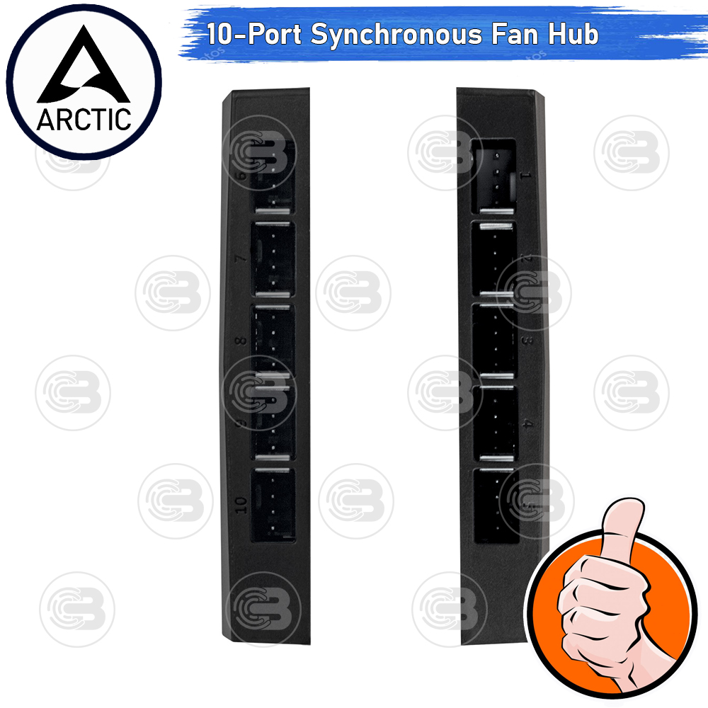 [CoolBlasterThai] Arctic Case Fan Hub 10 Port with SATA Power ประกัน 6 ปี