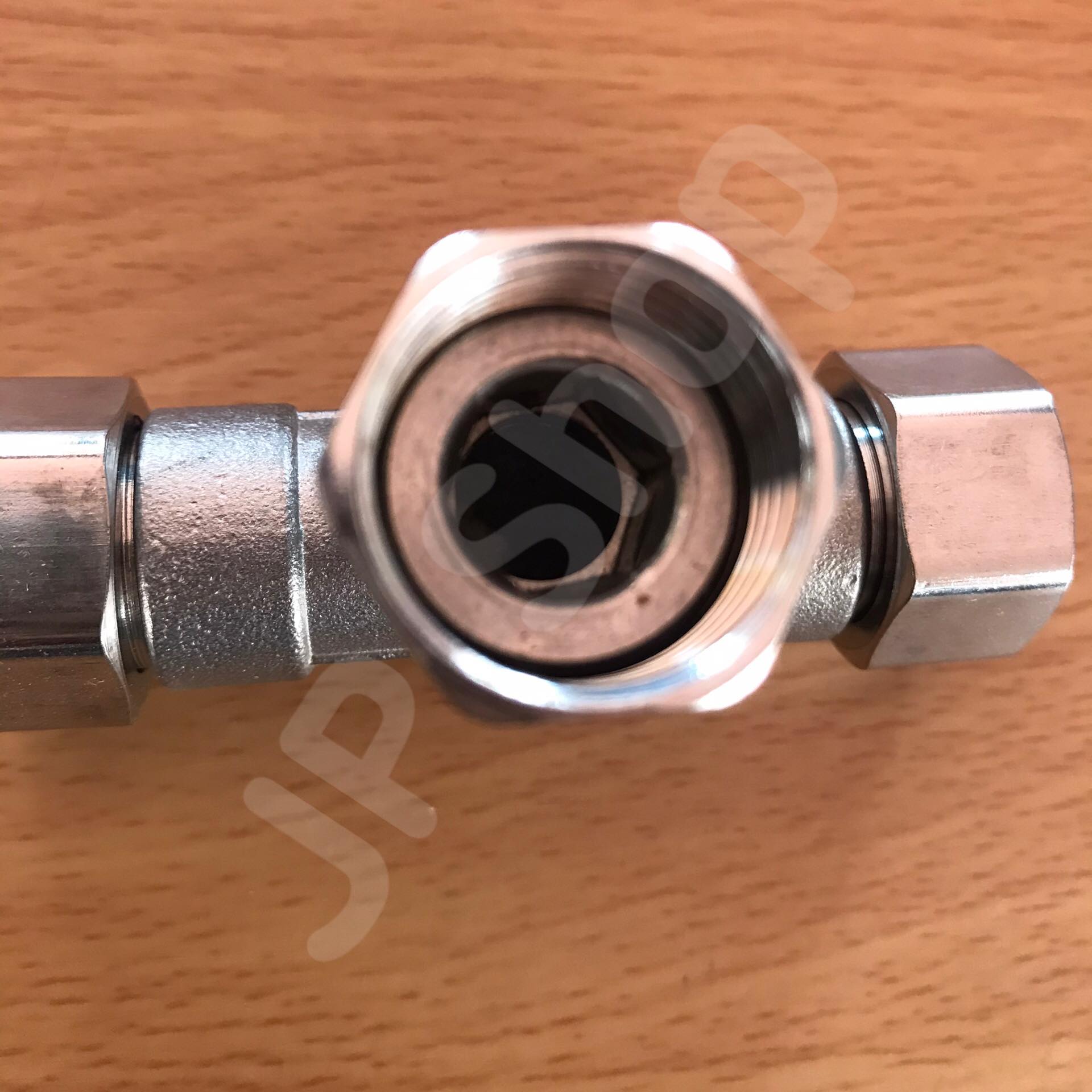 สามทางยูเนี่ยน 1/2'' (4หุน) พร้อมลูกยาง สแตนเลส304 #0355