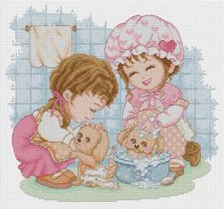 อาบน้ำให้น้องหมา