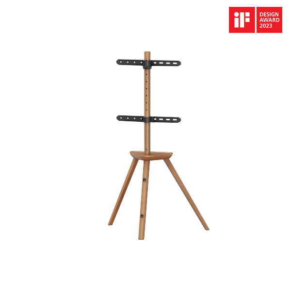 BARK ขาตั้งทีวีไม้จริง (Solid Wood) เกรดพรีเมี่ยม สำหรับทีวีขนาด 45"-65" Max VESA 400x400mm., Weight Capacity 40kg. (*ไม่รวมทีวี)