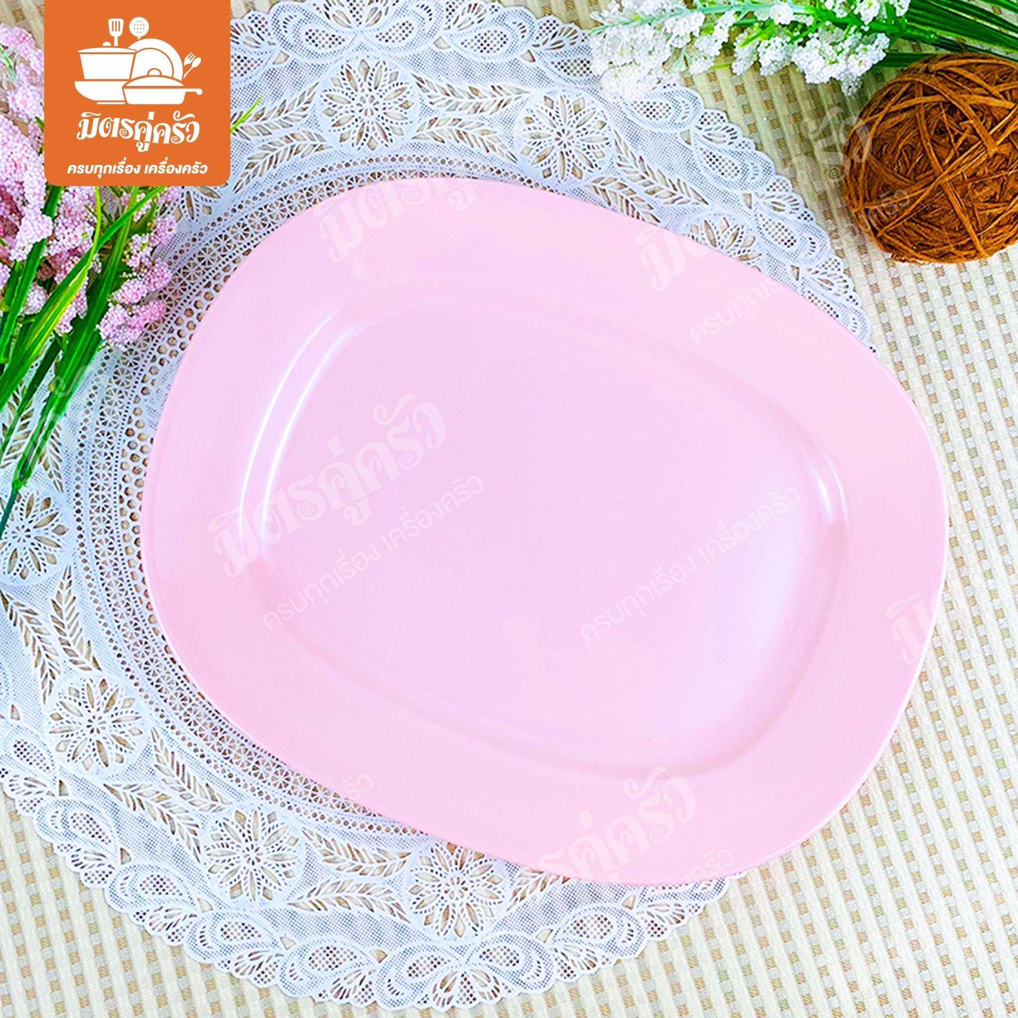 จานเปลเหลี่ยม Unica P922-12 (ขนาด 12 นิ้ว)