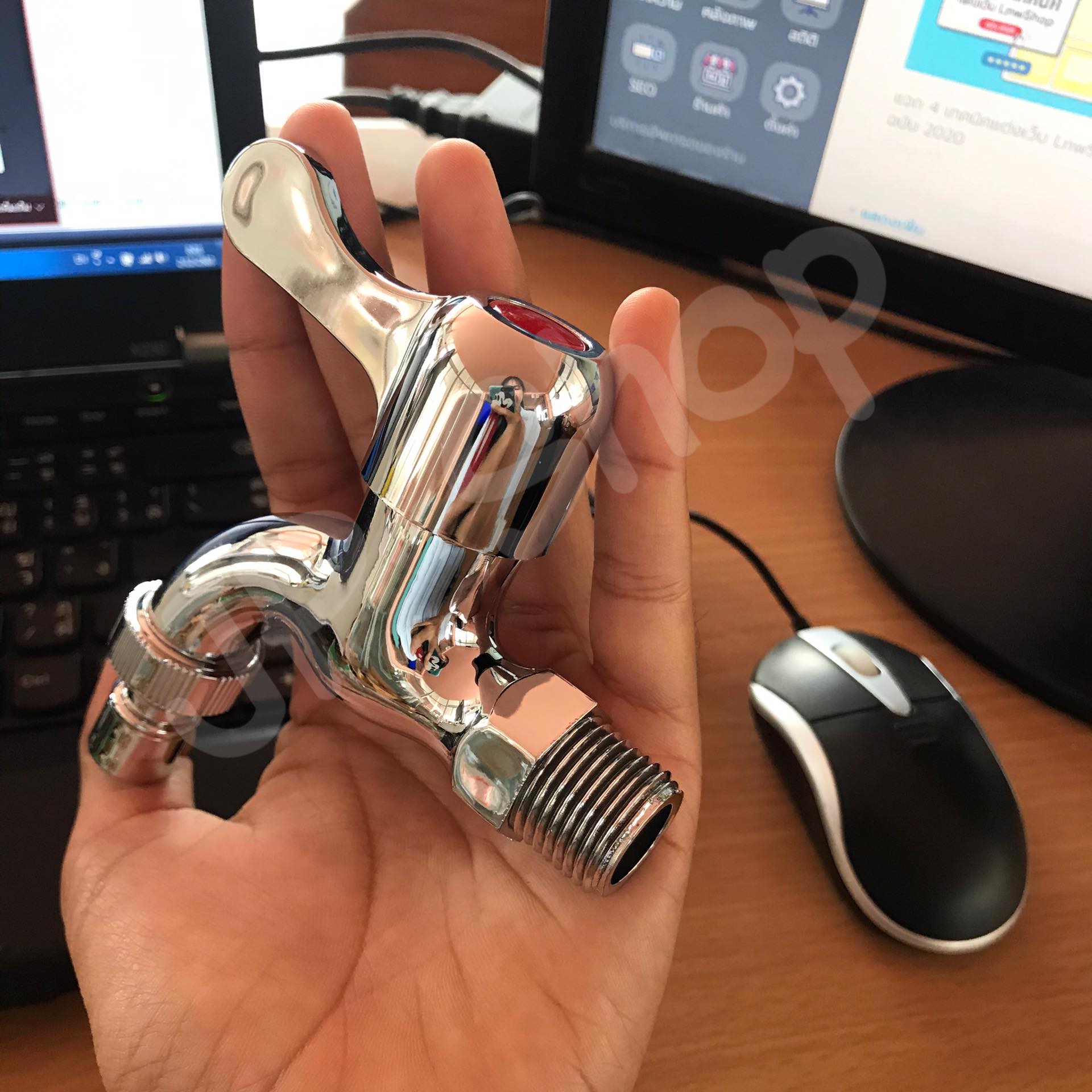 ก๊อกน้ำ Green Faucet 4 หุน โกดังในไทย สนใจสั่งเลย ส่งไวทั่วไทย