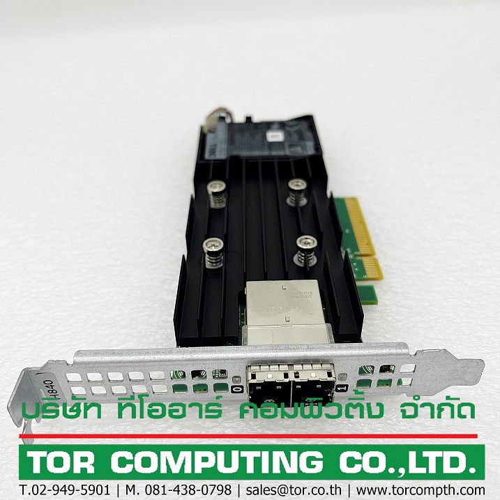DELL 0RDH6Y RDH6Y [TorCompTH Thailand ขาย จำหน่าย ราคา] Dell PERC H840 Dual Port 12G 8GB Cache PCI-E RAID Controller [Full Height], with Battery Type:Y2RV2