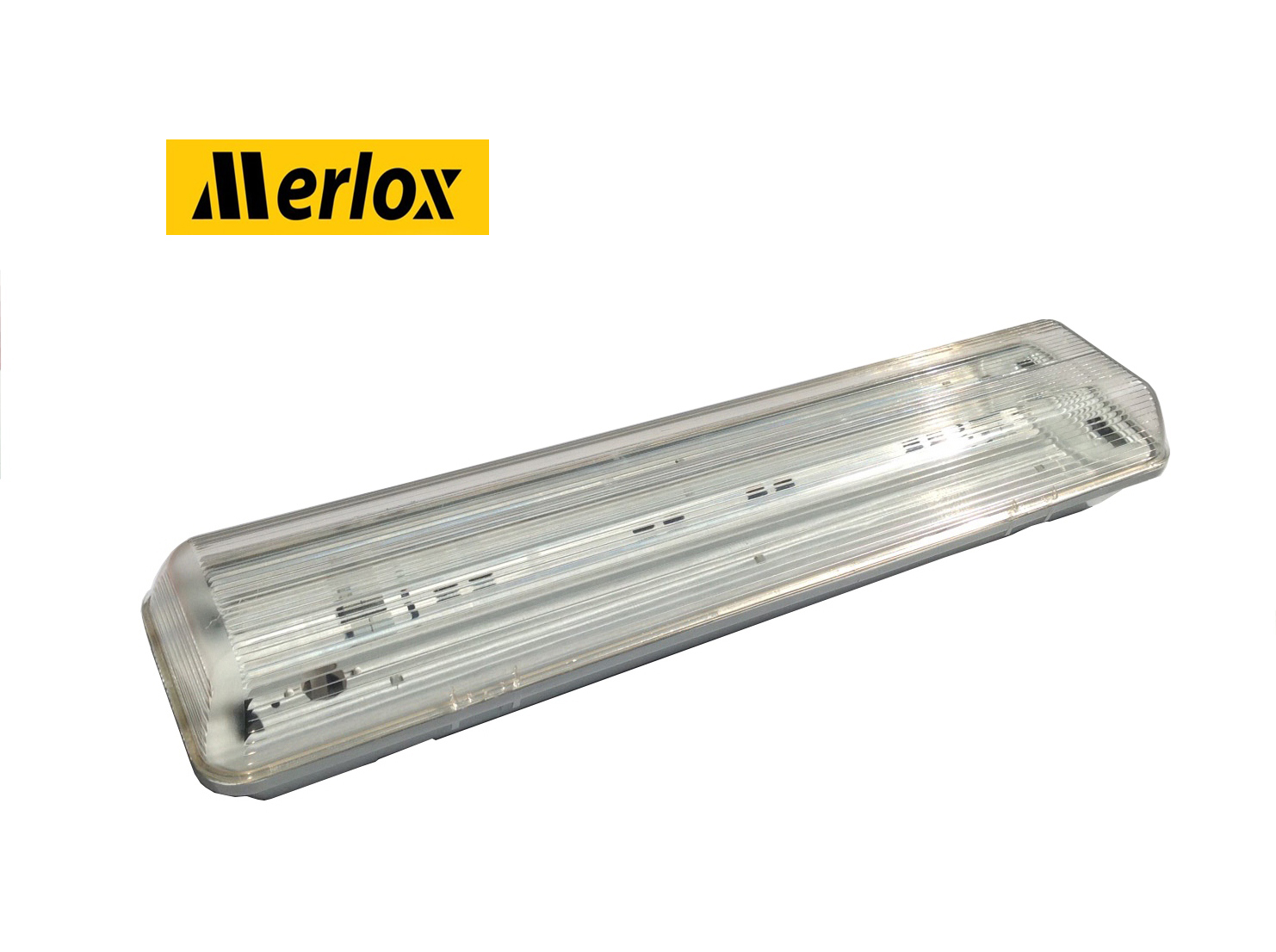 โคมกันน้ำกันฝุ่น ML-F220 ขนาด 2x18W T8 G13 MERLOX