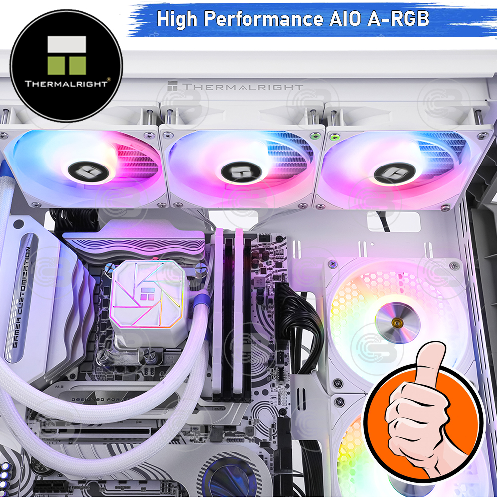 [CoolBlasterThai] Thermalright Aqua Elite 360 WHITE V3 ARGB AIO Liquid CPU Cooler (AM5/LGA1851 Ready) ประกัน 3 ปี