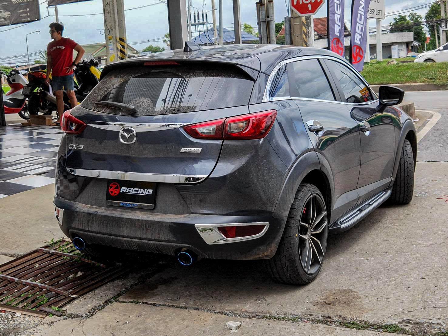 ครอบทับทิม โครเมียม CX-3