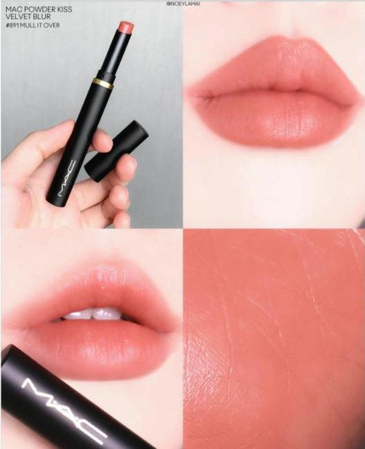 MAC Powder Kiss Velvet Blur Slim Stick 2g. สี 891 Mull it Over ลิปแมค