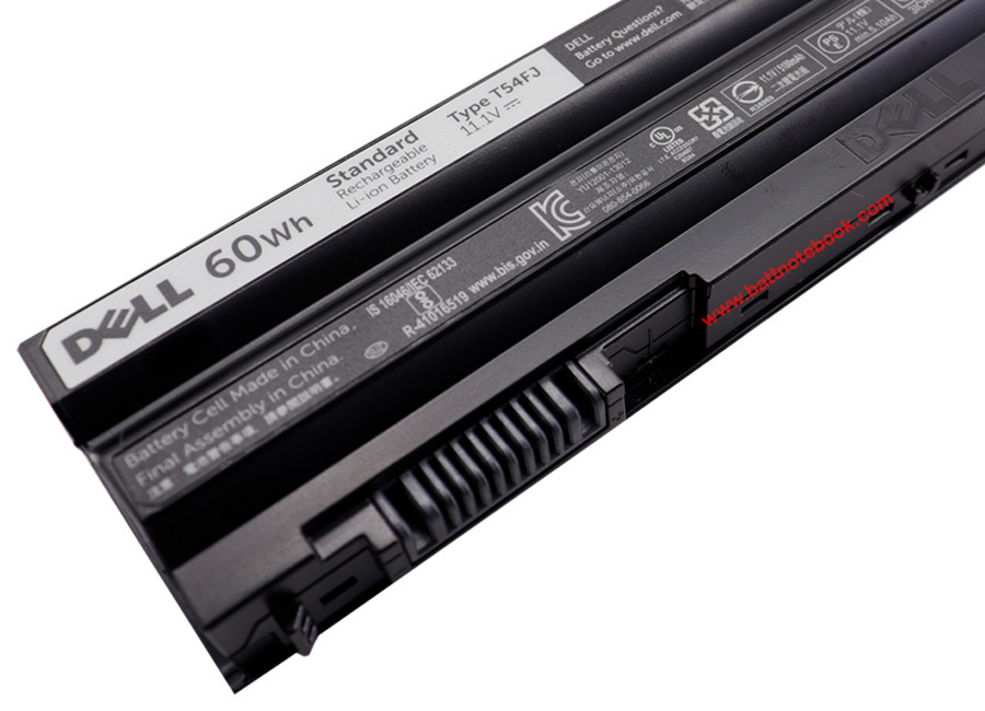 Battery DELL Latitude E5520 60Whr T54FJ แบตเตอรี่โน๊ตบุ๊ค DELL Latitude E5520 แบตแท้ ตรงรุ่น ตรงสเปค รับประกันศูนย์ Dell Thailand ราคา พิเศษ