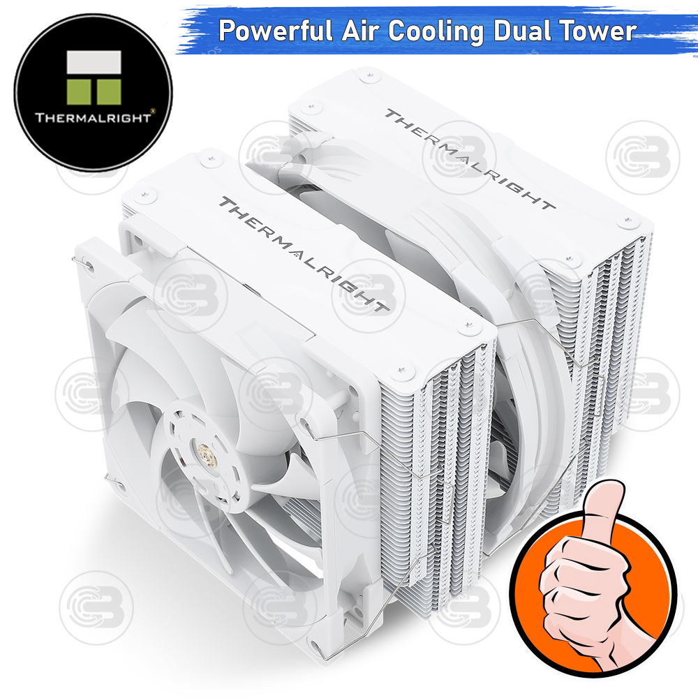 [CoolBlasterThai] Thermalright Frost Commander 140 White CPU Heat Sink (AM5/LGA1851 Ready)ประกัน 6 ปี