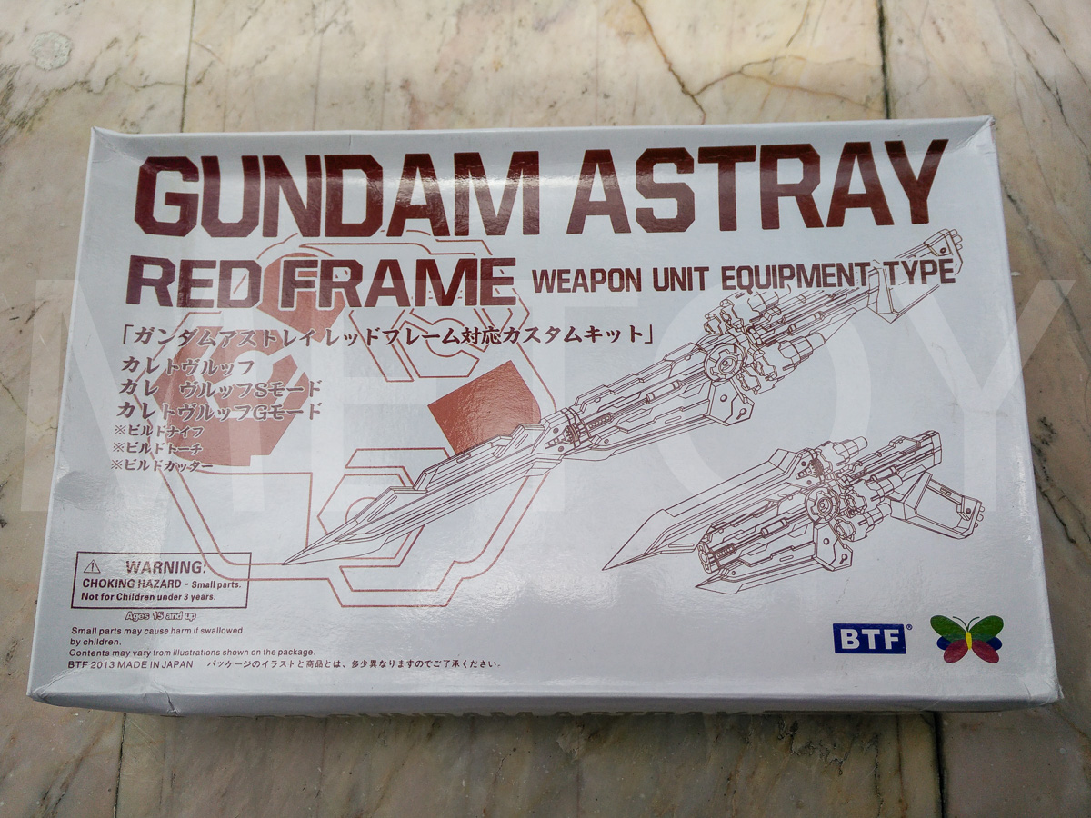 1/100 Gundam Astray Red Frame Weapon Unit Equipment Type
