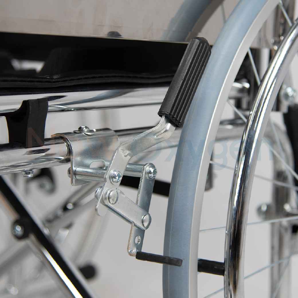 รถเข็นแมนนวล รุ่นพนักพิงสูง ปรับเอนนอน ปรับเหยียดขา ( Strong Manual High Back ) รับประกัน 1 ปี