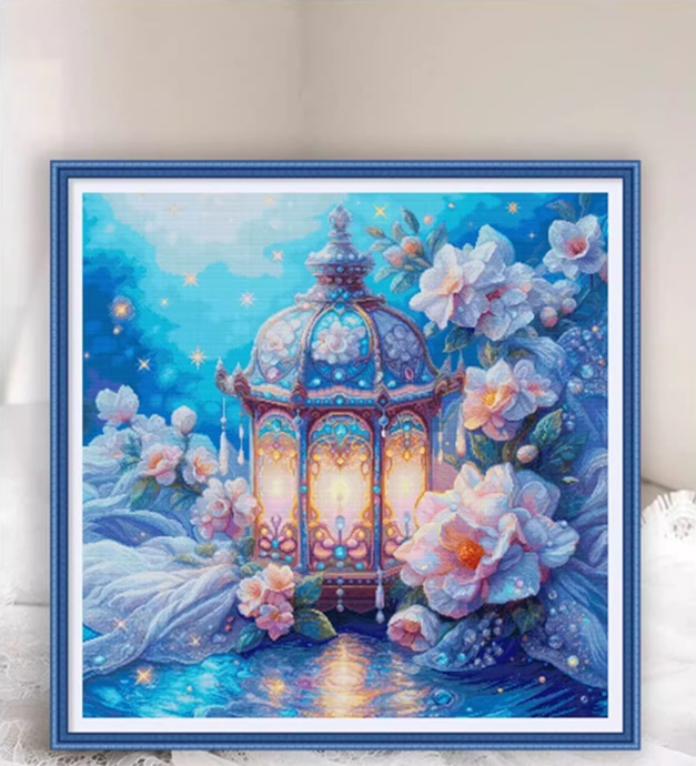 Flower and lantern (พิมพ์ลาย)