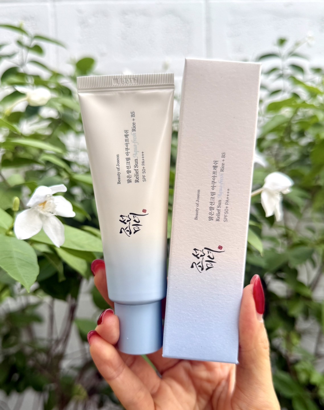 (1หลอด) Beauty of Joseon Relief Sun Aqua-Fresh Rice B5 SPF50+ PA++++ 50ml. รุ่นใหม่ แถบฟ้า