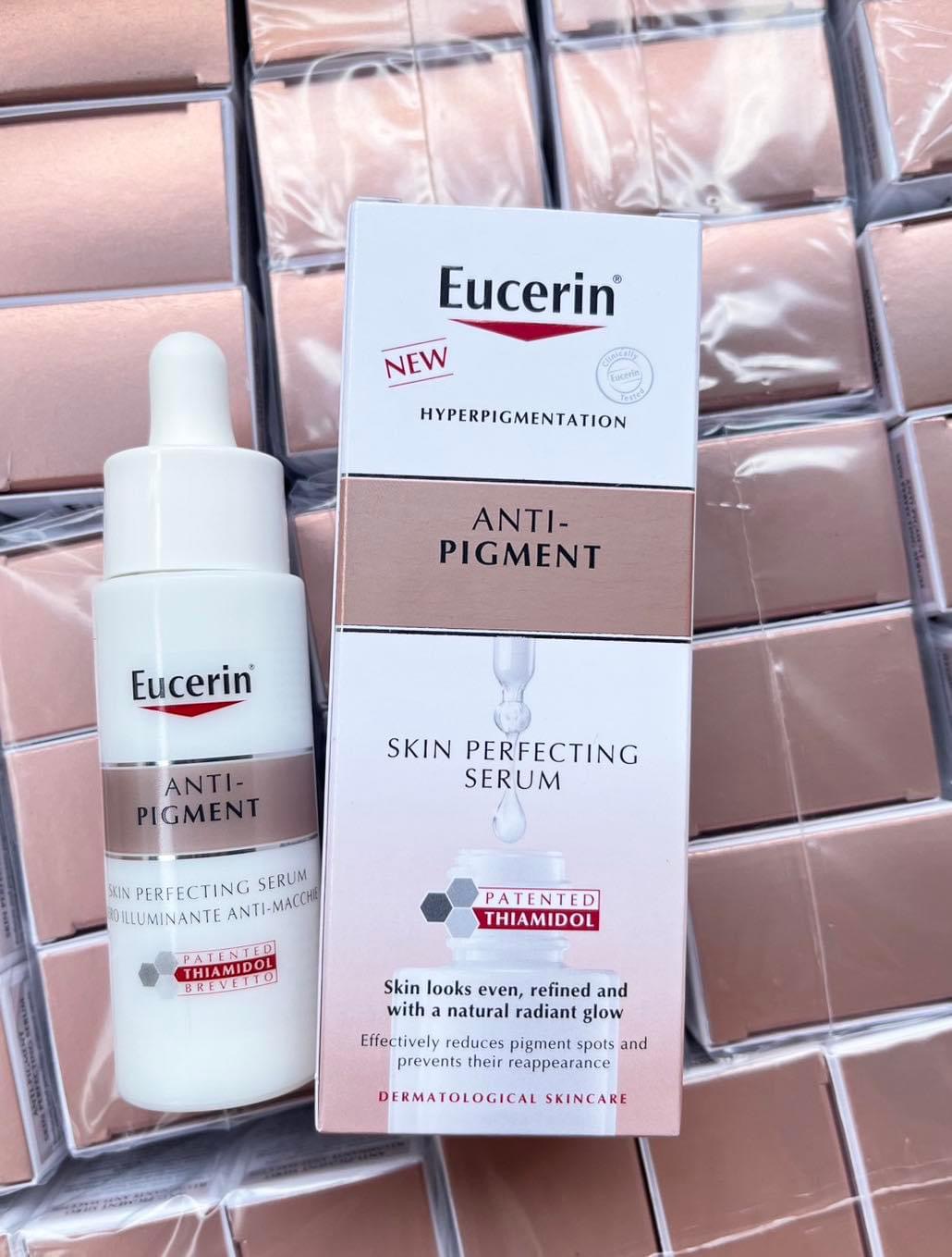 แพ็คเกจยุโรป Eucerin Anti-Pigment Skin Perfecting Serum 30ml. เซรั่มไทอามิดอล