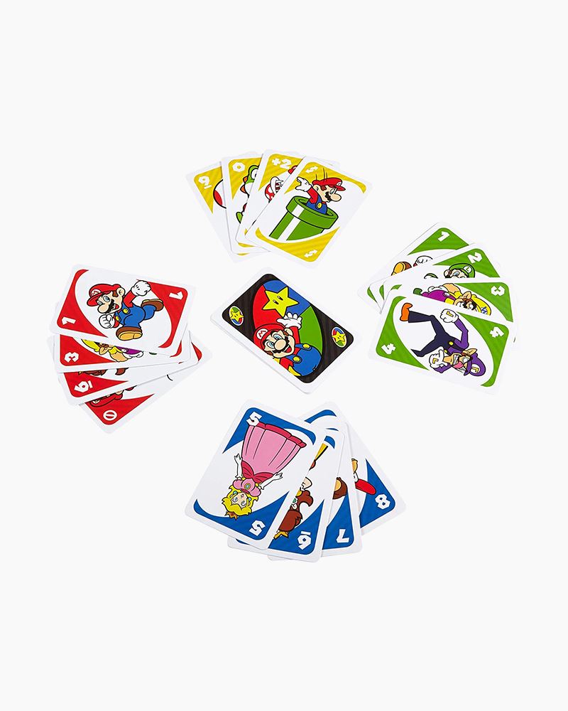 UNO Super Mario Card Game (Mattel) การ์ดอูโน่ซุปเปอร์มาริโอ ลิขสิทธิ์แท้ #DRD00