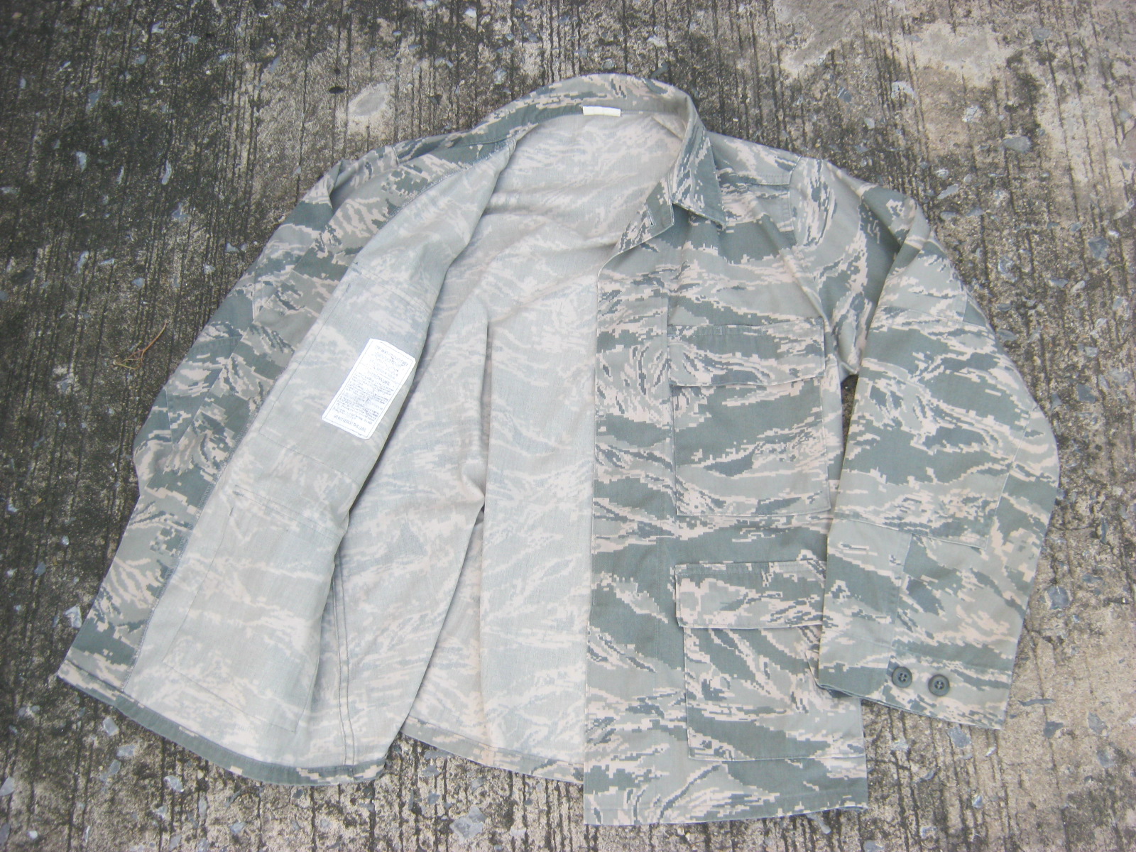 The Airman Battle Uniform (ABU) USAF Digital Tiger Stripe