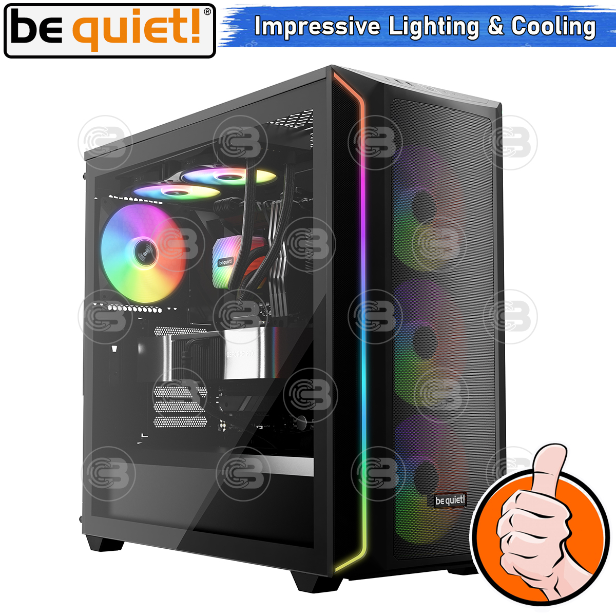 [CoolBlasterThai] Be Quiet Light Wings LX 120 PWM high-speed PC Fan Case (BL123) ประกัน 3 ปี