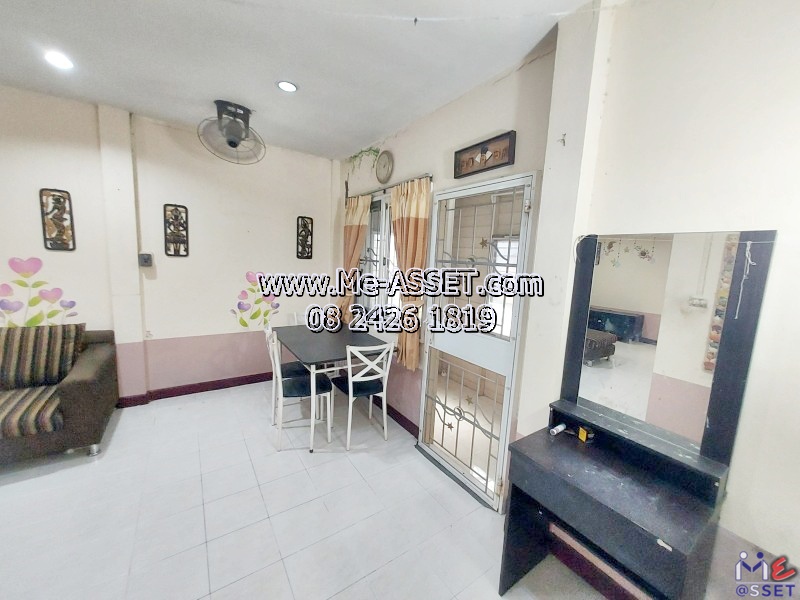 ขายถูกทาวน์โฮมต้นโครงการ ย่าน ซอยวัดท่าเกวียน เลียบคลองพระอุดม คลองบางไผ่ วัดทองสะอาด ลาดหลุมแก้ว : ม.บ้านสวนธนาการ์เด้น : 1 ชั้น 19.5 ตร.วา