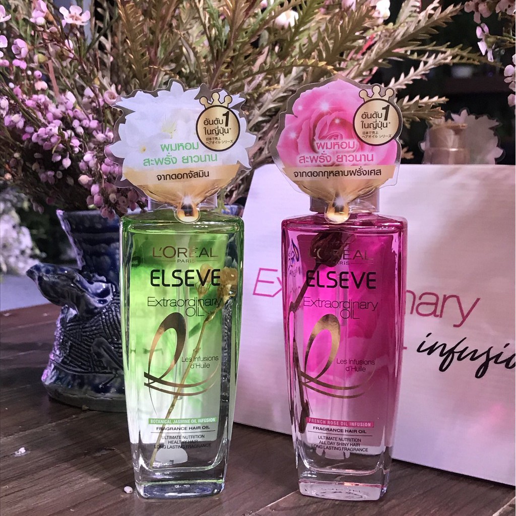 แท้พร้อมส่ง• L'Oreal Paris Elseve Extraordinaly Oil Infusions 100ml น้ำมันบำรุงผม ลอรีอัล ออยล์ อินฟิวชัน