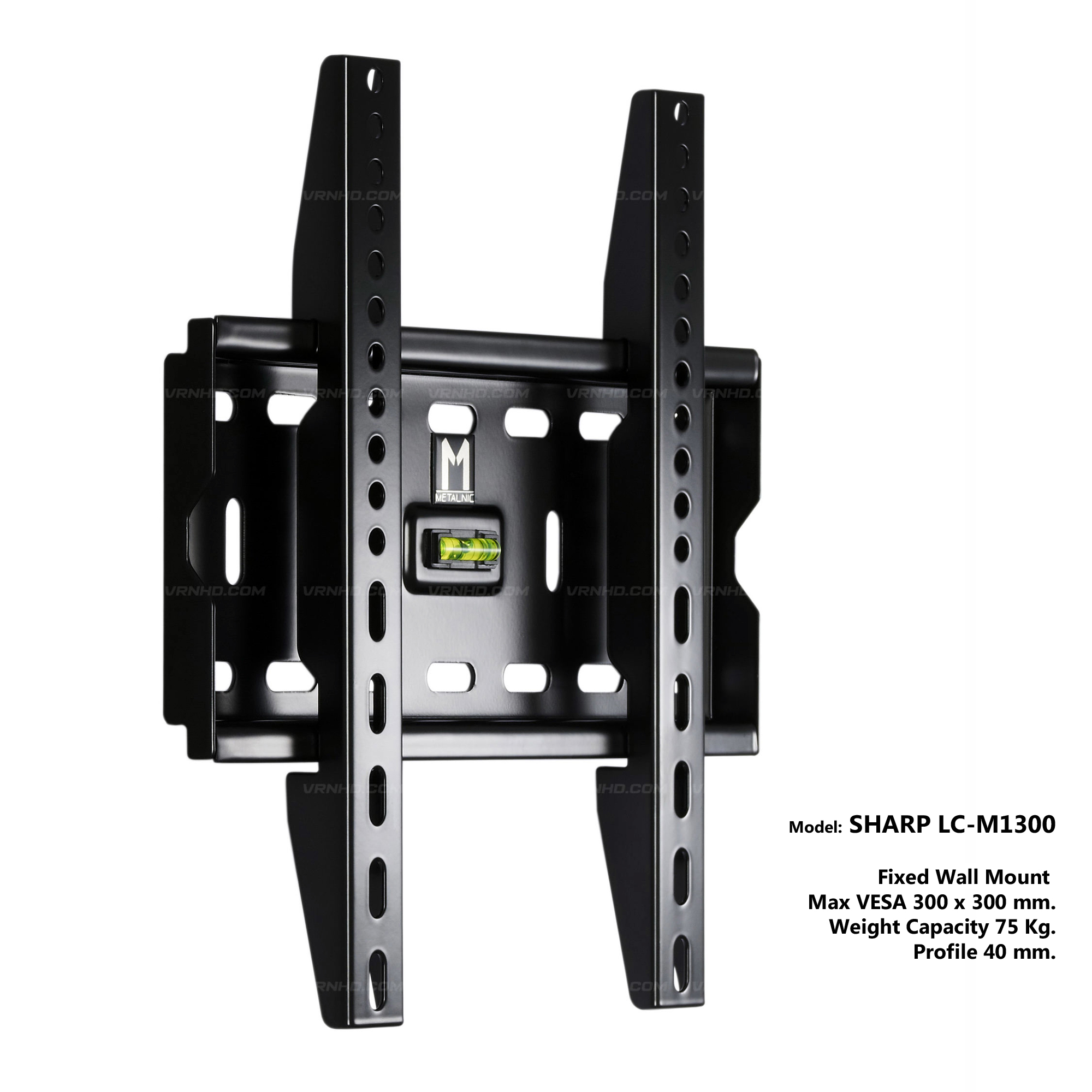 LC-M1300 Universal Fixed Wall Mount ขาแขวนทีวี LED TV ขนาด 32"- 55", Max VESA 300 x 300mm., Weight Capacity 75 Kg.