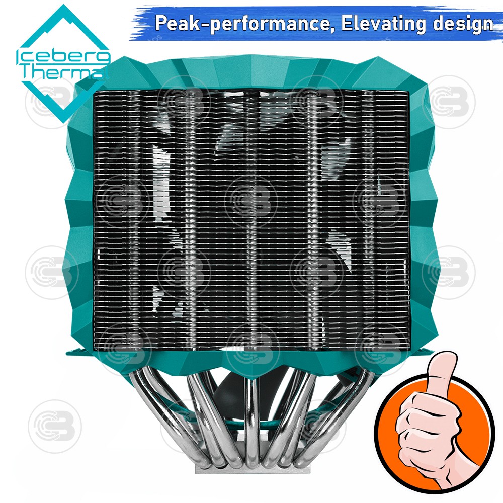 [CoolBlasterThai] Iceberg Thermal IceSLEET X7 Dual Multi Compatible Dual Tower CPU Cooler with A-RGB ประกัน 2 ปี
