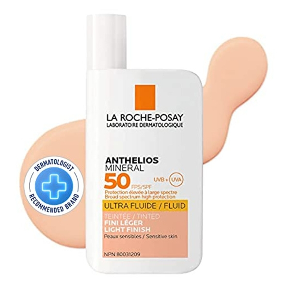 La Roche-Posay Anthelios UVmune 400 Tinted Fluid SPF50+ PA++++ (50ml.) ครีมกันแดดเนื้อสีทิ้น