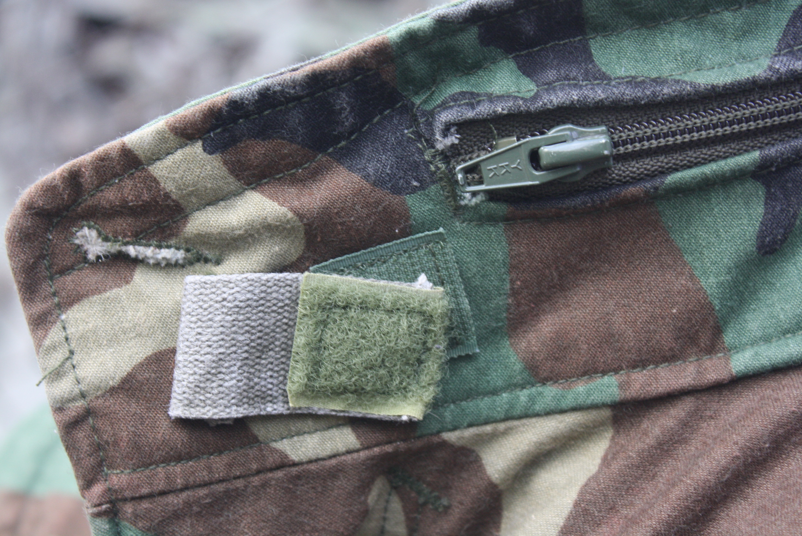 เสื้อทหาร M65 ลายพราง woodland Large Long