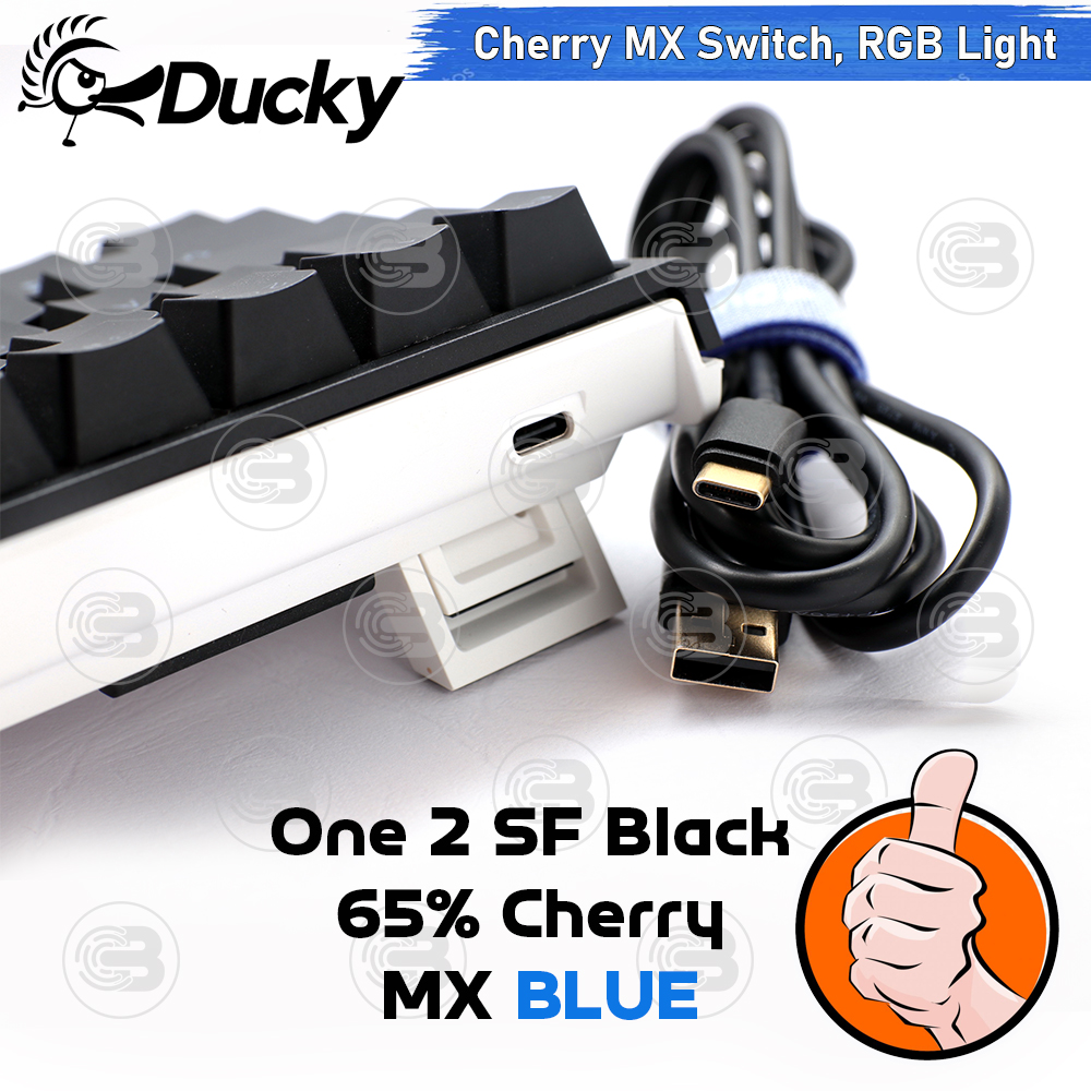 [CoolBlasterThai] Ducky One 2 SF BLACK RGB BLUE MX Switch 65% TH/EN