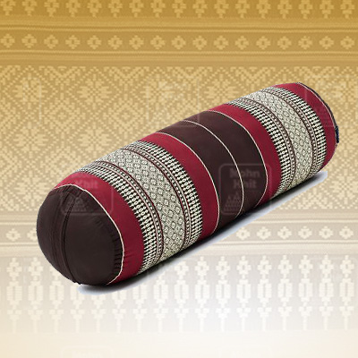 หมอนข้างกลมใหญ่,หมอนข้างตอปิโด,หมอนข้างขิด // Long Bolster Supportive Pilates Roll Cushion 65x25x25 cm