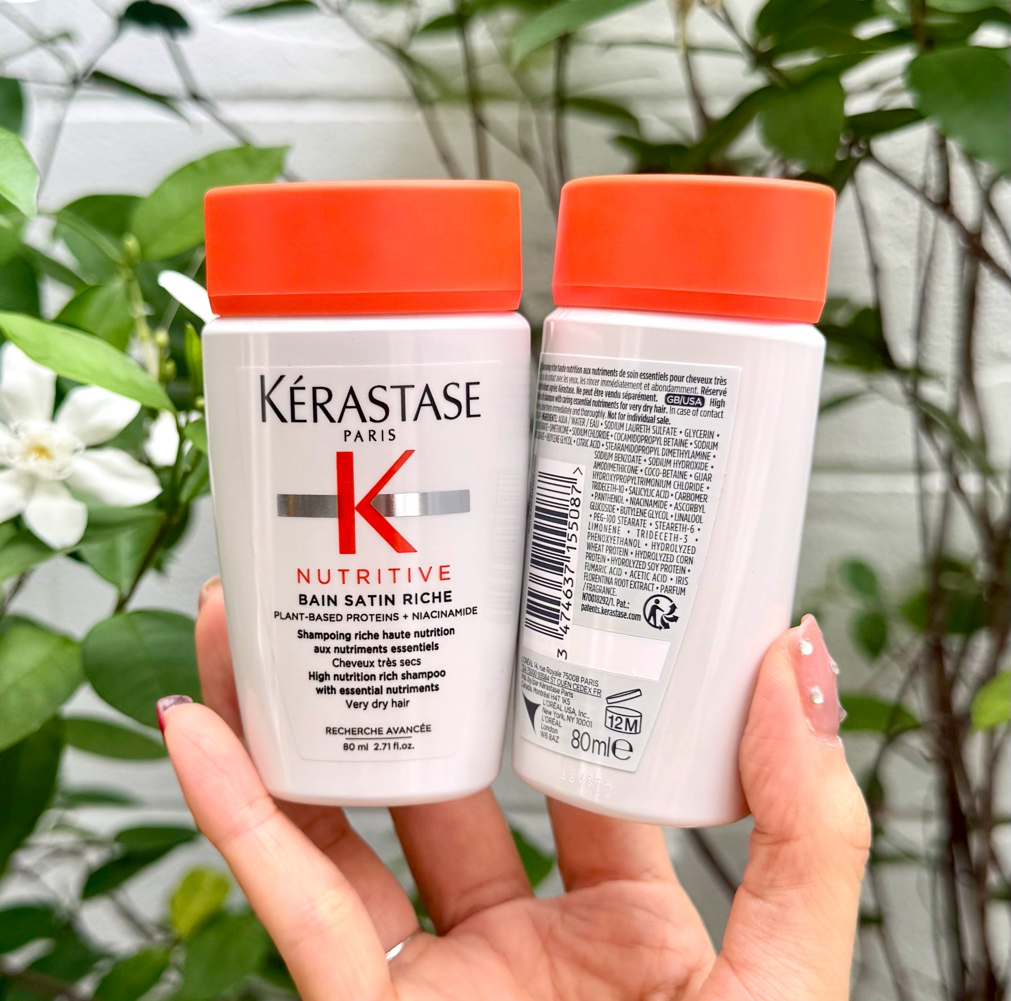(1ขวด) Kérastase Nutritive Bain Satin Riche Shampoo – 80ml** แชมพู สูตรเข้มข้นสำหรับผมแห้งมาก