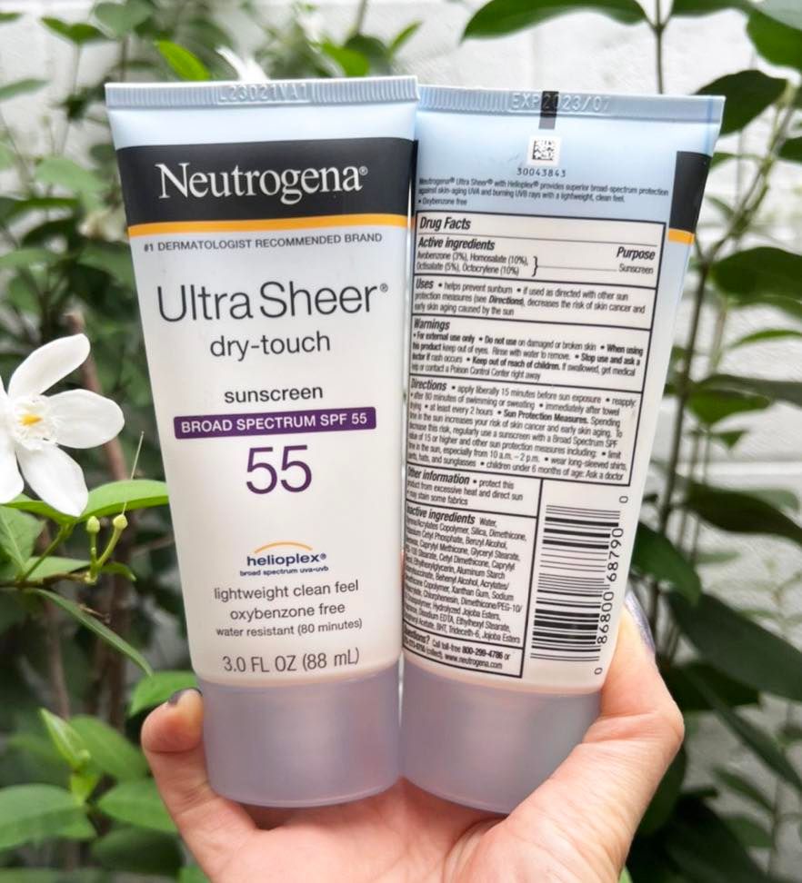 Neutrogena Ultra Sheer Dry-Touch Sunscreen SPF55 (88ml.) ครีมกันแดด SPF55