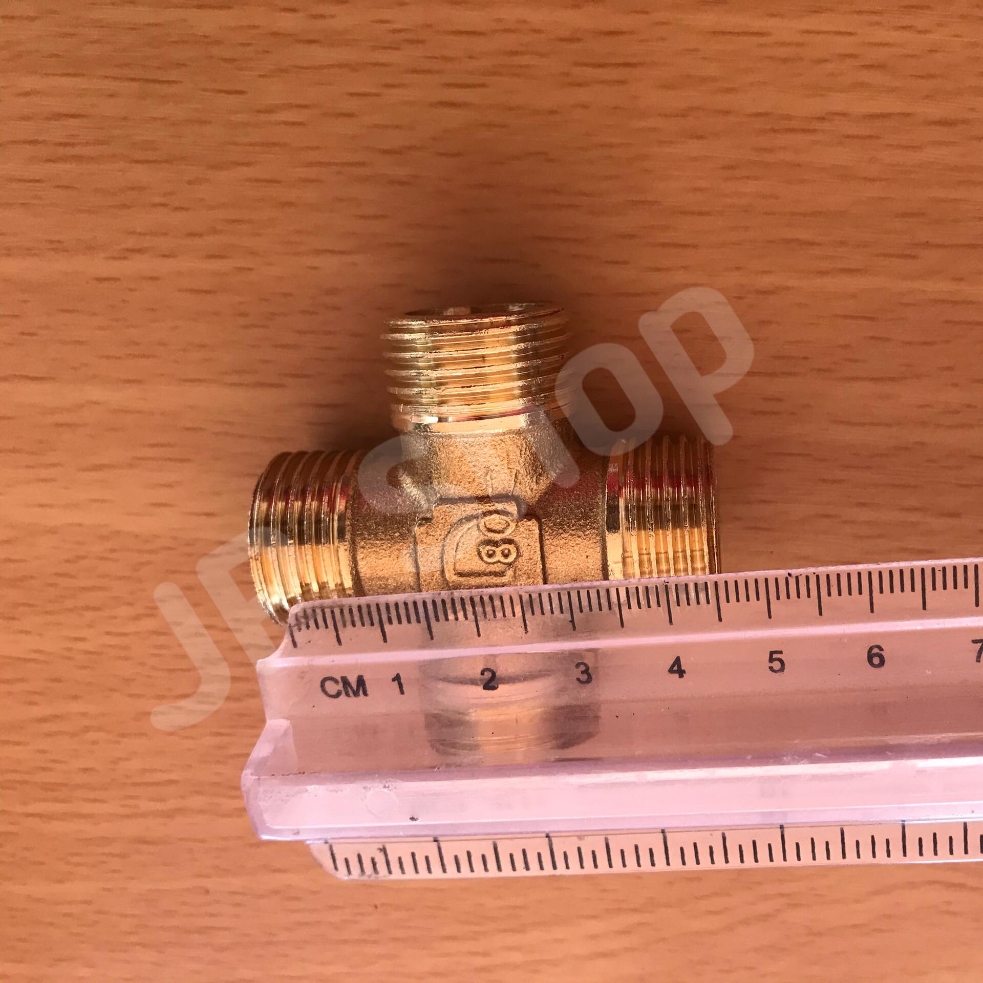 ข้อต่อสี่ทางทองเหลือง เกลียวนอกขนาด 4 หุน ข้อต่อ ทองเหลือง ข้อต่อสี่ทาง ตัดรอบทุกๆชั่วโมง #0654