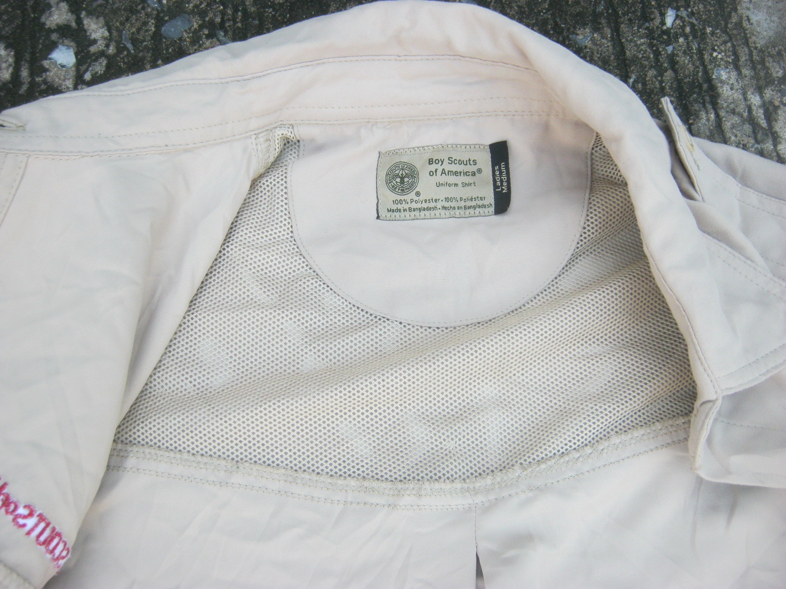 เสื้อลูกเสือสหรัฐ ผ้าแห้งเร็ว M