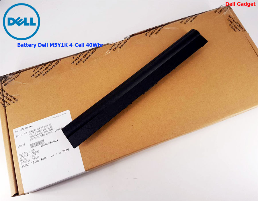 Battery Dell Inspiron 15 รุ่น 5558, 5559, 4-Cell, 40Wh แบตเตอรี่ Dell M5Y1K ของแท้รับประกันศูนย์ Dell Thailand On-site Service