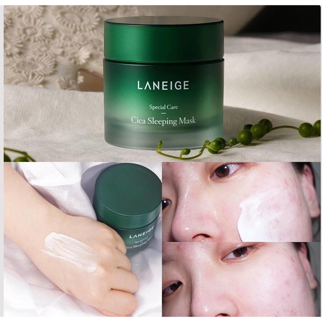 Laneige Special Care Cica Sleeping Mask มี 2 ขนาด 10 มล. และ 60 มล.