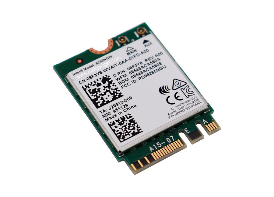 Wireless card สำหรับ Dell Latitude 7480 การ์ดไวไฟ Dell 7480 แท้ ตรงรุ่น ตรงสเปค ประกัน ศูนย์ Dell Thailand ลด ราคา พิเศษ