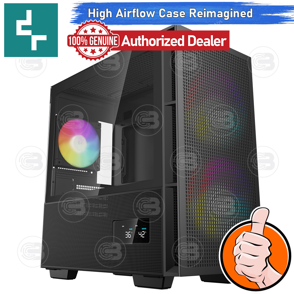[CoolBlasterThai] DEEPCOOL CH360 Digital Micro-ATX High-Airflow PC Case ประกัน 1 ปี