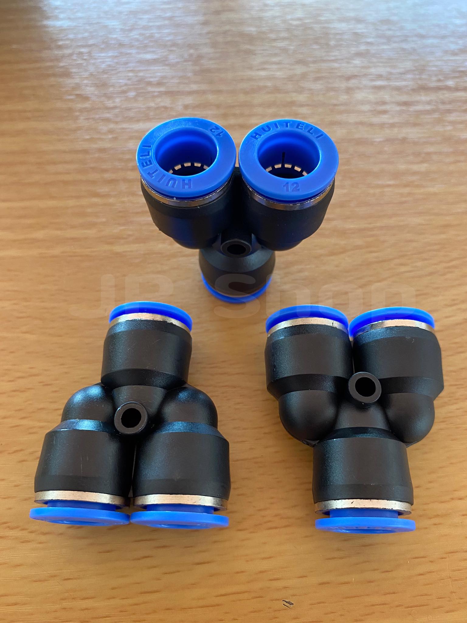 ข้อต่อลม3ทางวาย ข้อต่อลม PY-12 ฟิตติ้งเมติกส์แบบสามทางตัวY ขนาด12มม. ใช้ต่อกับสายลม12มม. #0412