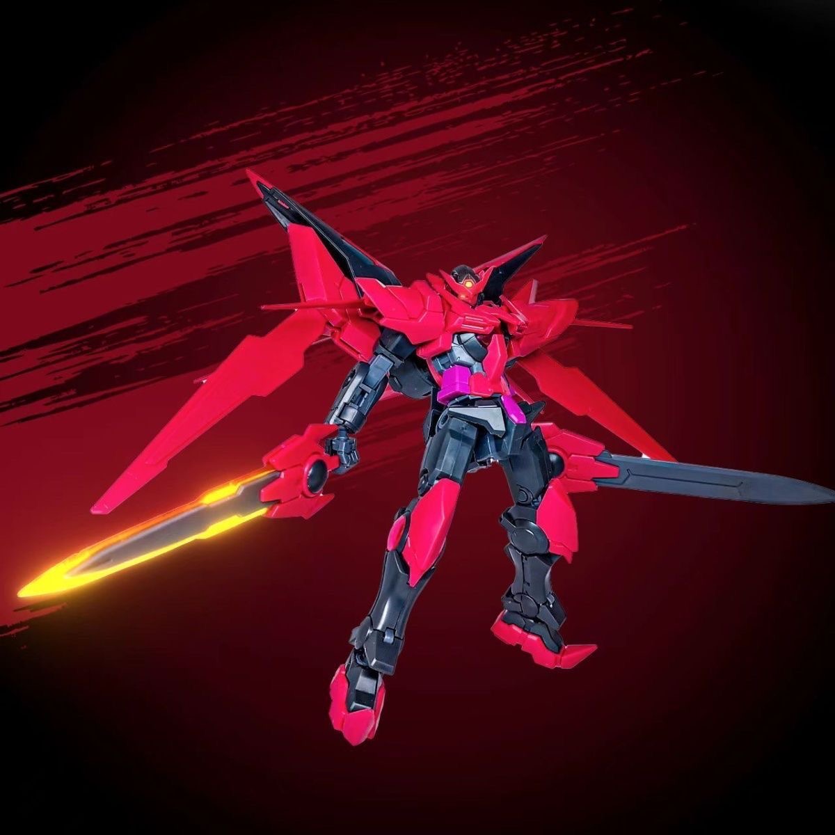 HG Exia Dark Matter Model 1/144 Mecha (with deluxe stand)